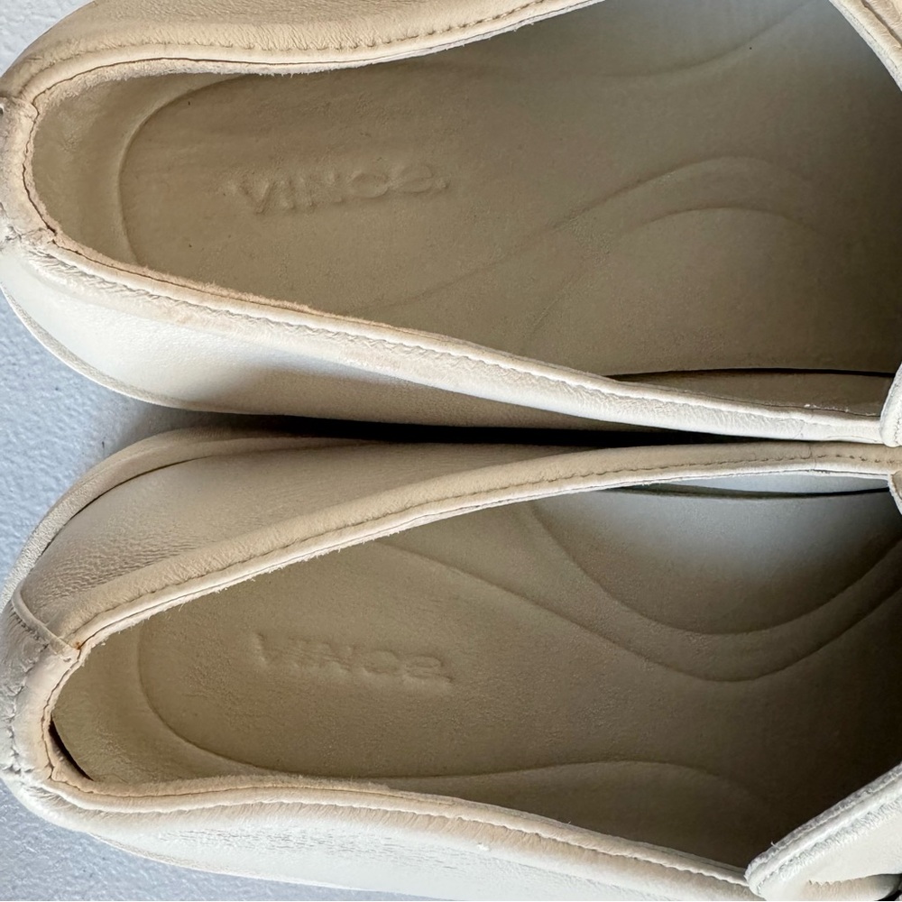 Vince Ghita Leather Slip-on Platform loafers Thick Rubber Sole Size 10 - Picture 5 of 10